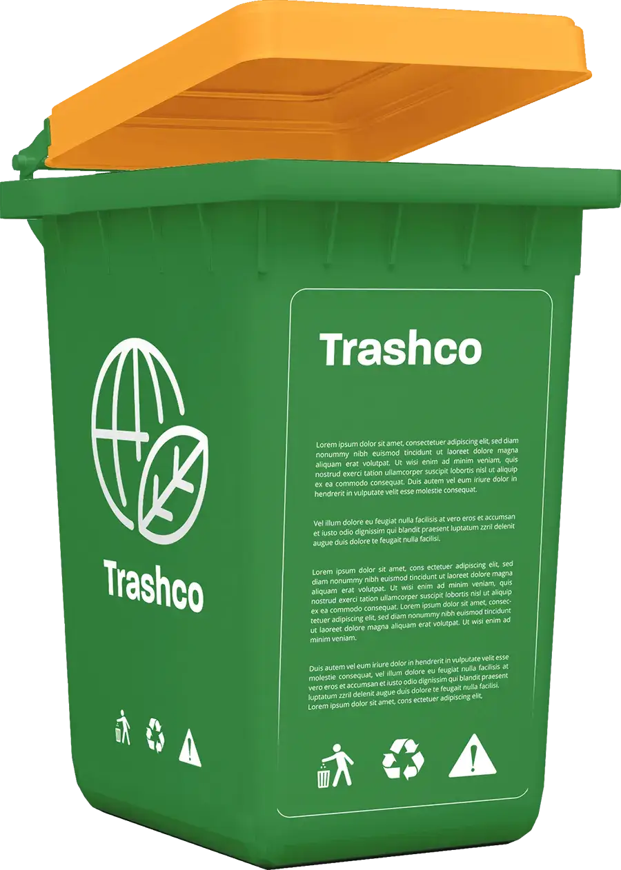 35 Gallon Trash Bin